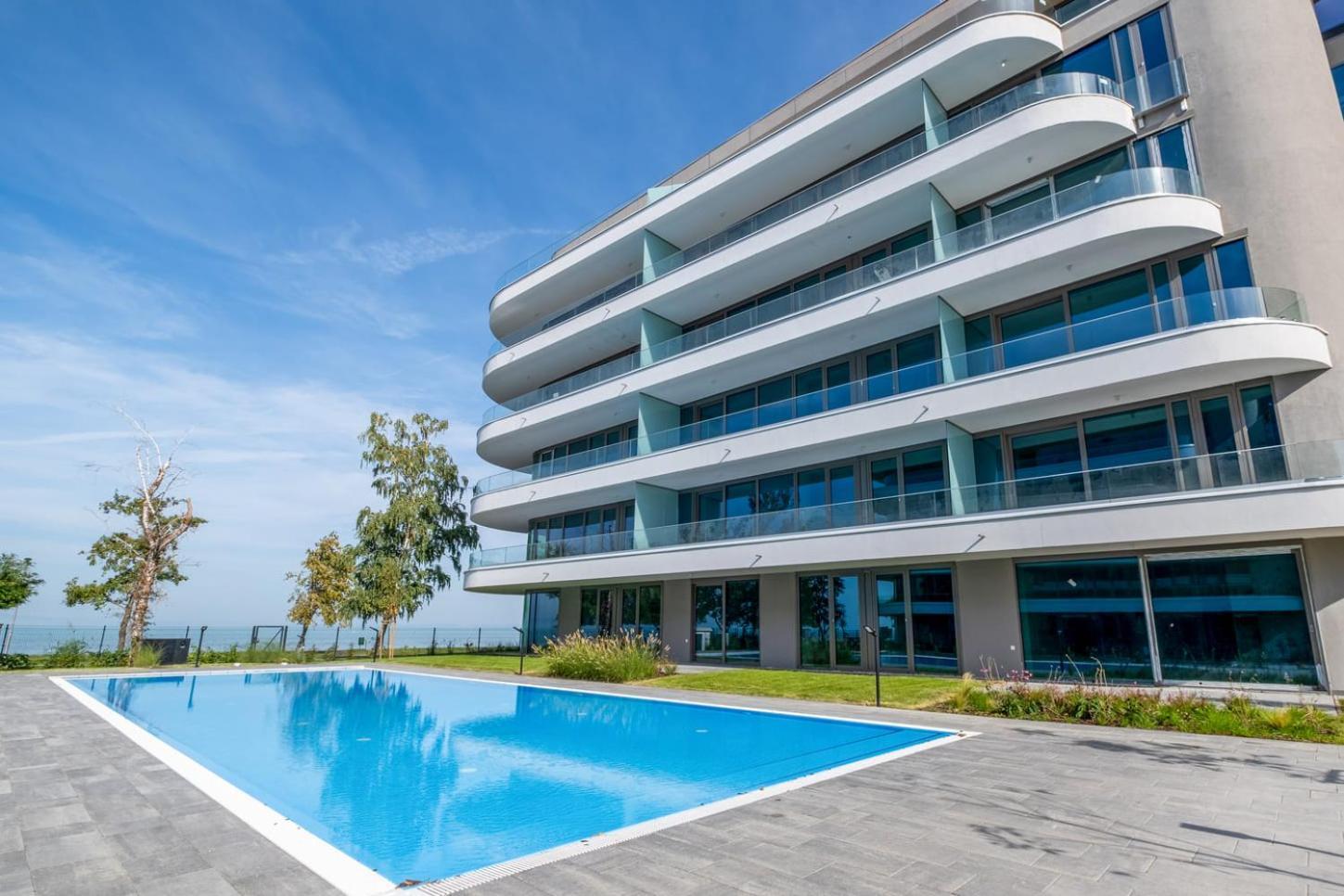 Myflat Wave Luxury 44 Suite Шиофок Экстерьер фото